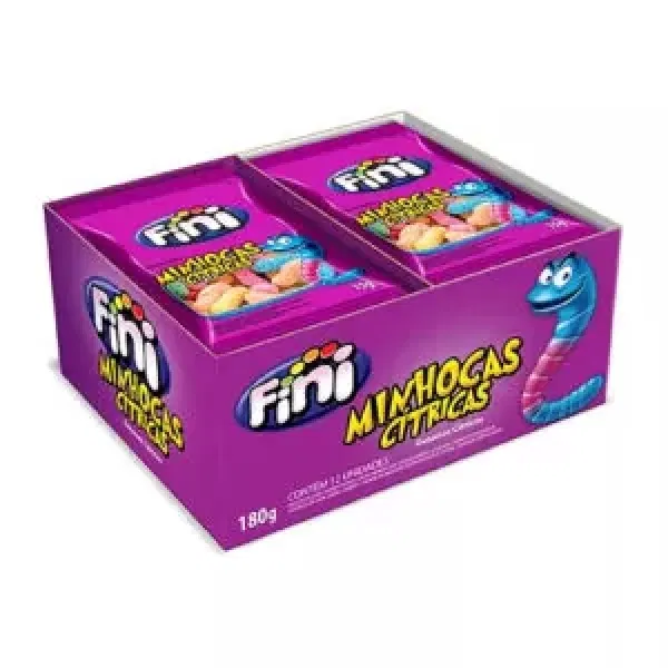 Gomitas FINI Gusano Ácido 15grs x12 unidades
