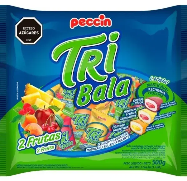 Caramelo TRIBALA Dos Frutas x100 unidades