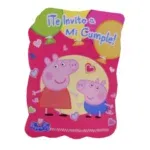 Invitacion Peppa Pig x10 uni