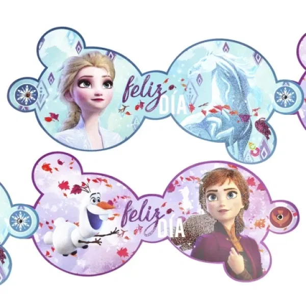 Cartel Feliz Cumpleaños  Frozen