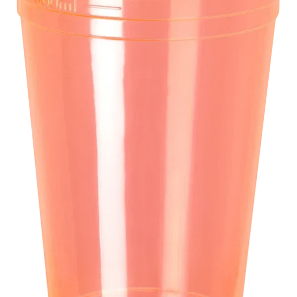 Vaso Neon Naranja x 25 Unidades