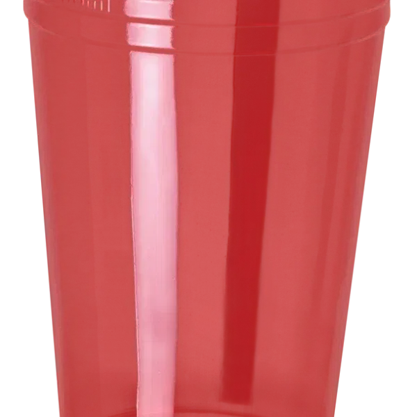 Vaso Neon Rojo x 25 Unidades
