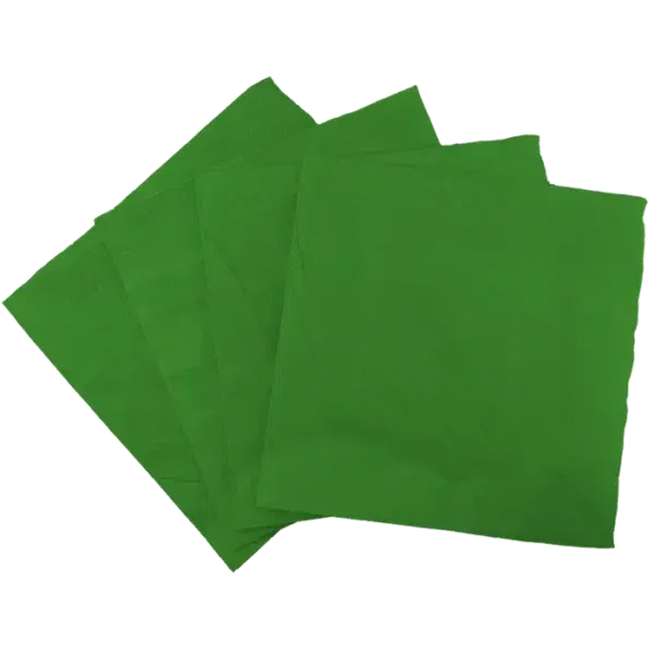 Servilletas Lisas Verde x 20 Unidades