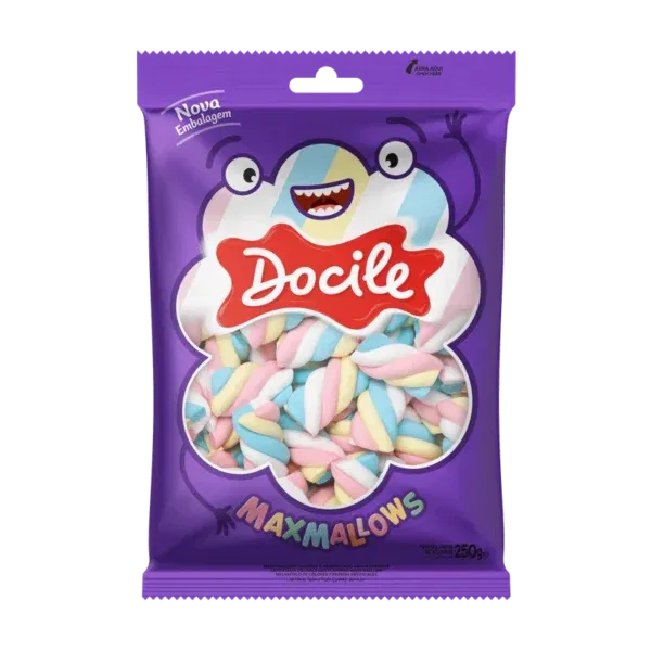 Malvaviscos Marshmallows DOCILE Multicolor 250grs