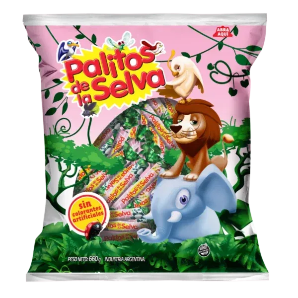 Caramelo PALITOS DE LA SELVA 660 grs