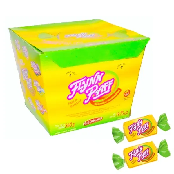 Caramelo FLYNN PLAFF Banana 560 grs