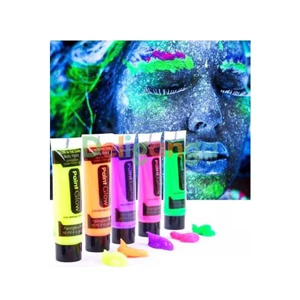 Pintura Fluo amarillo, verde , naranja, rosado , violeta