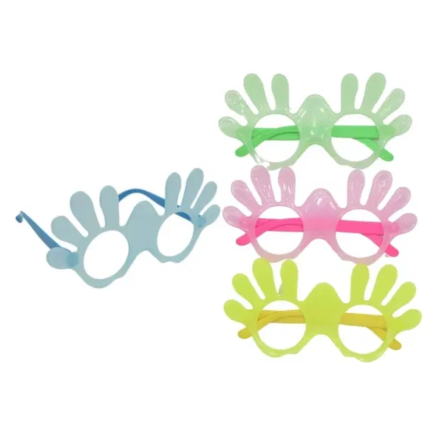 Cotillón Lentes Fluor Manitos   x 12 Unidades