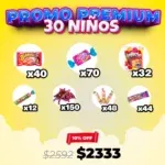 Promo Golosinas Premium para 30 Niños