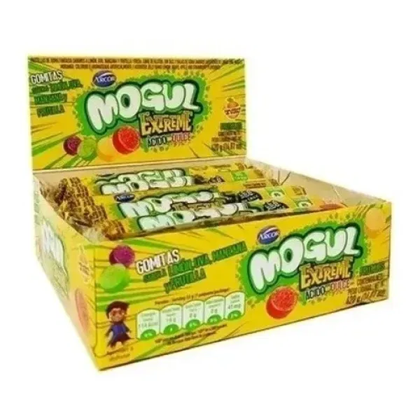 Gomitas Ácidas MOGUL Tubo x12 unidades