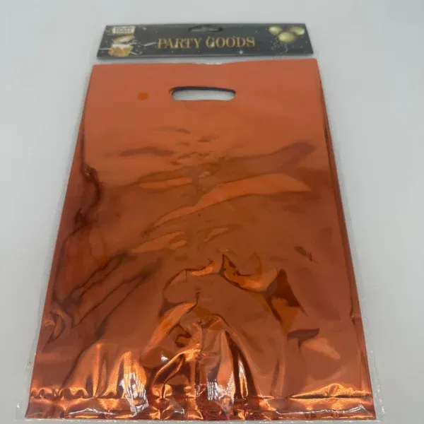 Bolsas Sorpresitas Metalizada Naranja x10 unidades