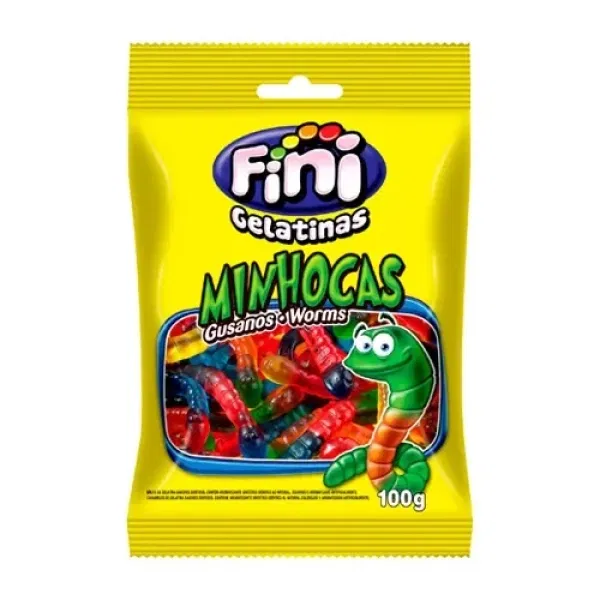 Gomitas Gusano Brillo FINI 500 grs