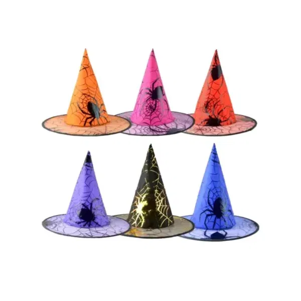 Sombrero de Bruja con Arañas