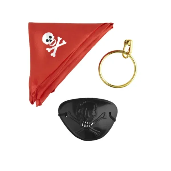 Set de Pirata (Parche + Banda + Caravana)