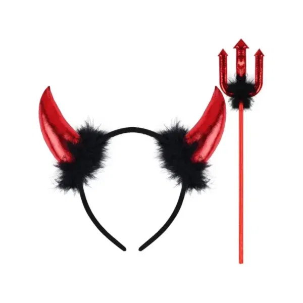Vincha con Cuernos para Halloween