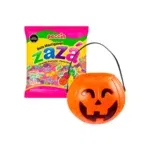Calabaza Grande 16x14cm + Caramelos Masticables ZAZA 600grs