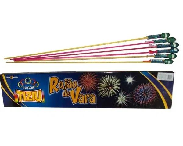 Pack Caña Brasil Rojao de Vara 140cm c/ Base