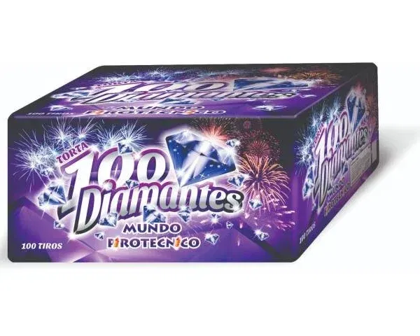 Torta 100 Diamantes - 100  Tiros