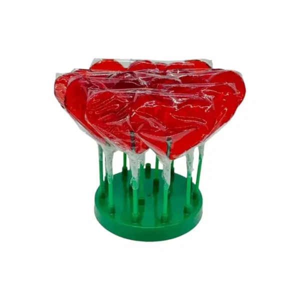 Paleta Artesanal Corazón con Base x15 unidades