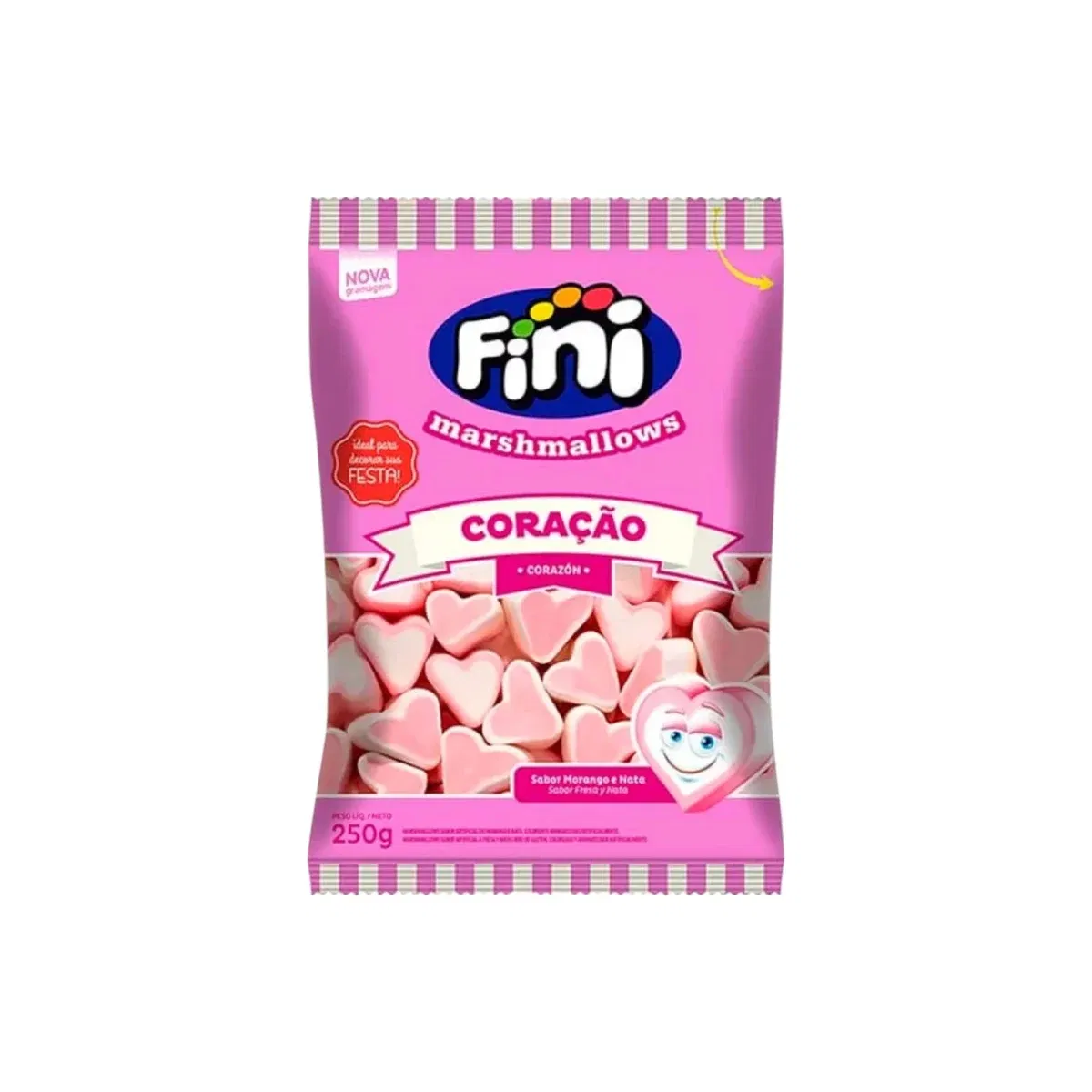 Malvaviscos Marshmallows FINI Corazón 250 grs - Imagen 1