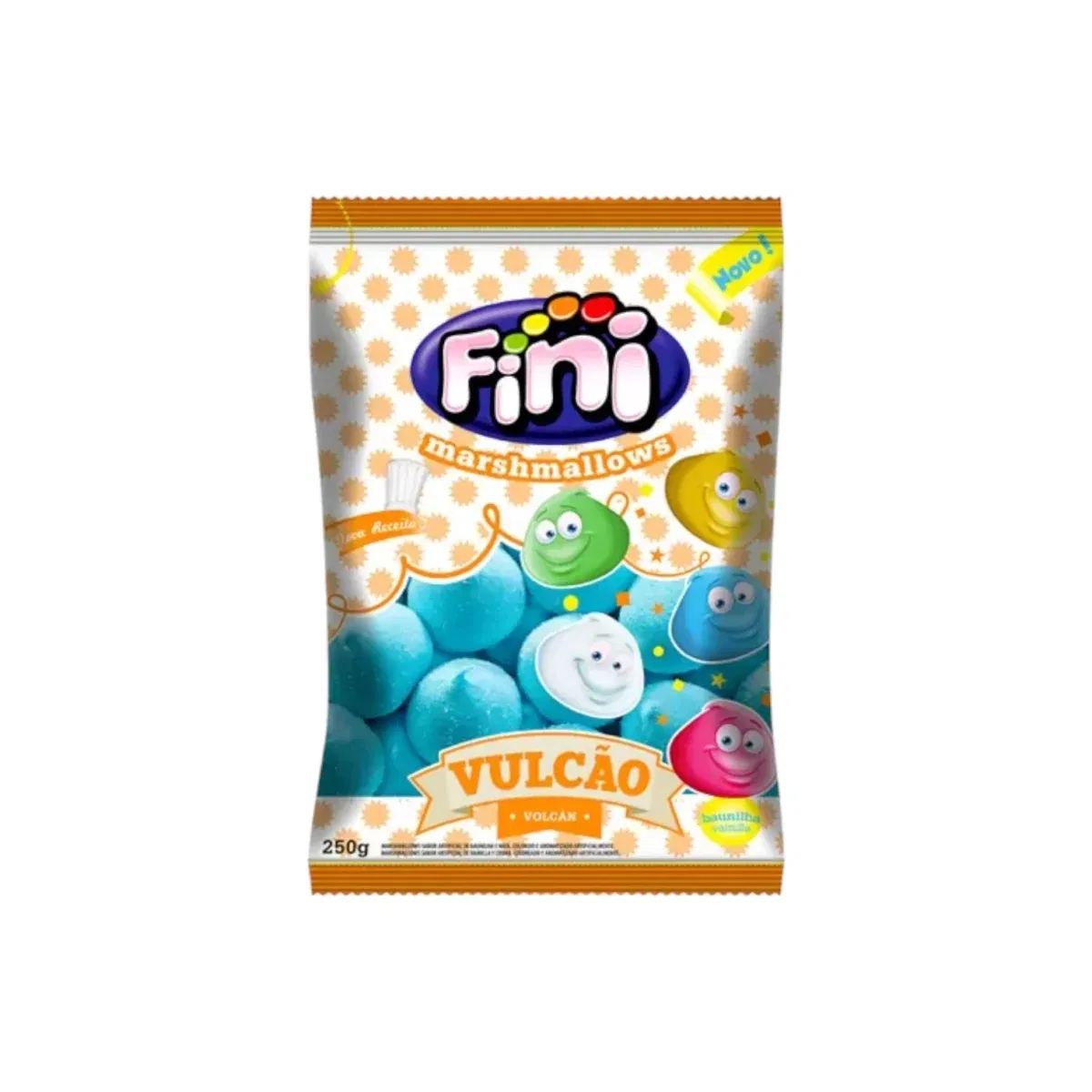 Malvaviscos Marshmallows FINI Volcán Azul 250 grs - Imagen 1