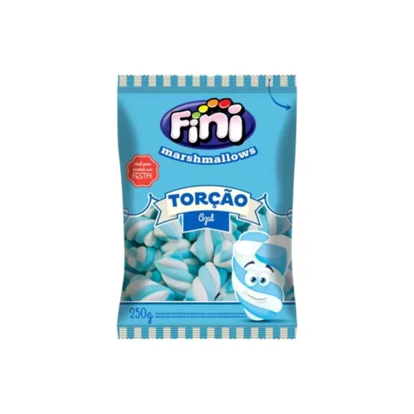 Malvaviscos Marshmallows FINI Twist Celeste 250 grs