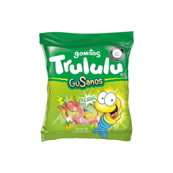 Gomitas Trululu Gusanos Ácidos 80 g