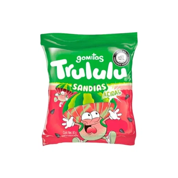 Gomitas Trululu Sandías Ácidas 80 g