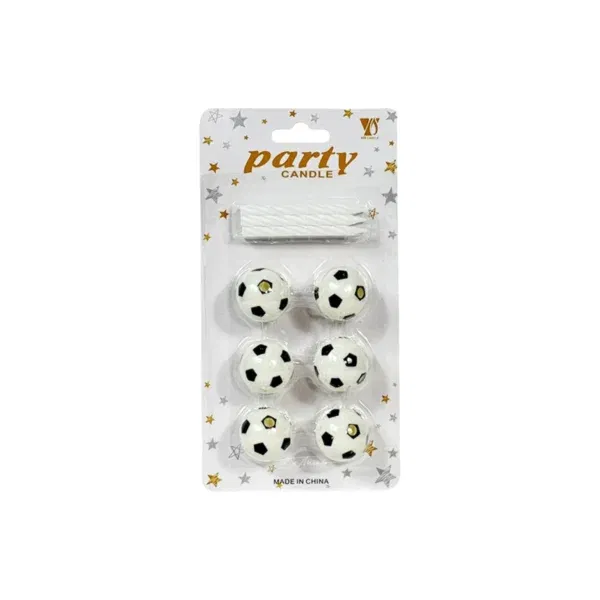 Vela de Fútbol x6 unidades