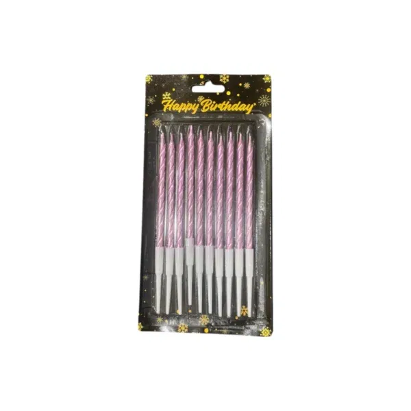 Velas Torneadas Rosadas