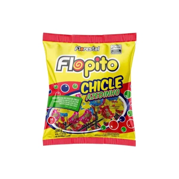 Chupetin Acido x50 Florestal Flopito Azedinho