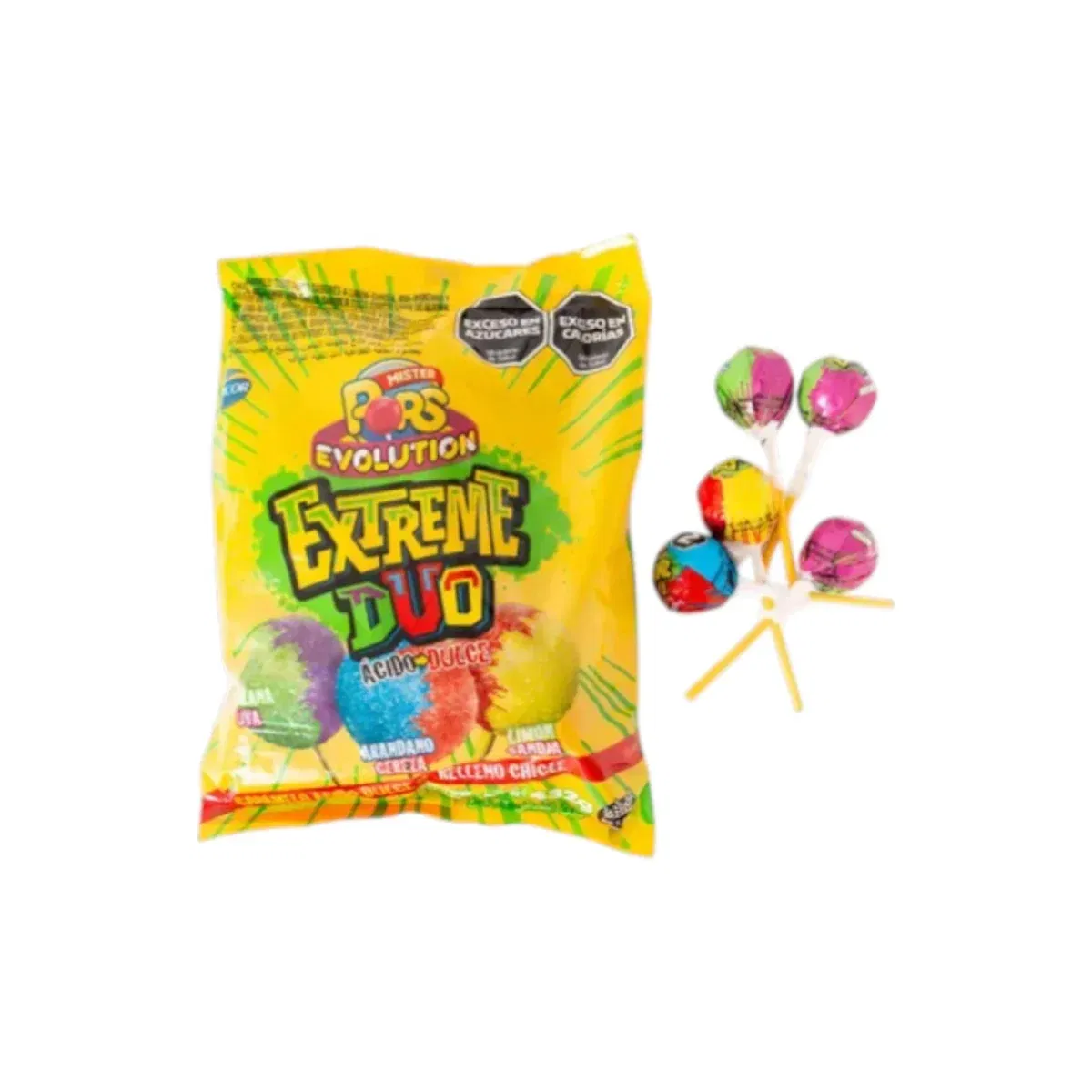 Chupetines Mister Pop Extreme Duo 432g - Imagen 3