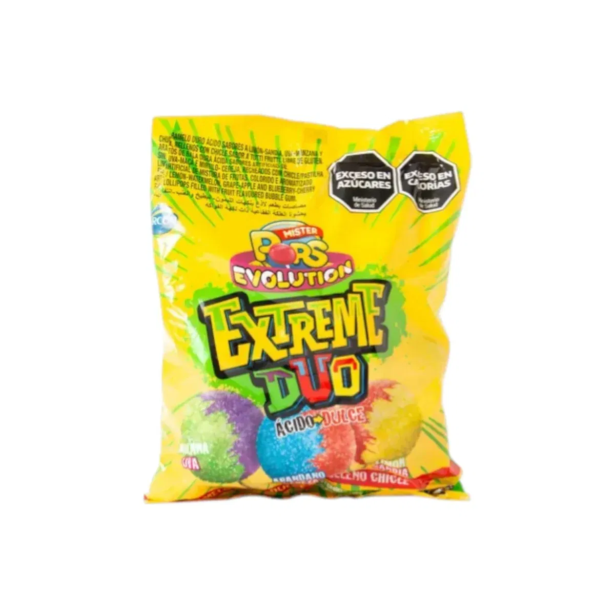 Chupetines Mister Pop Extreme Duo 432g - Imagen 1