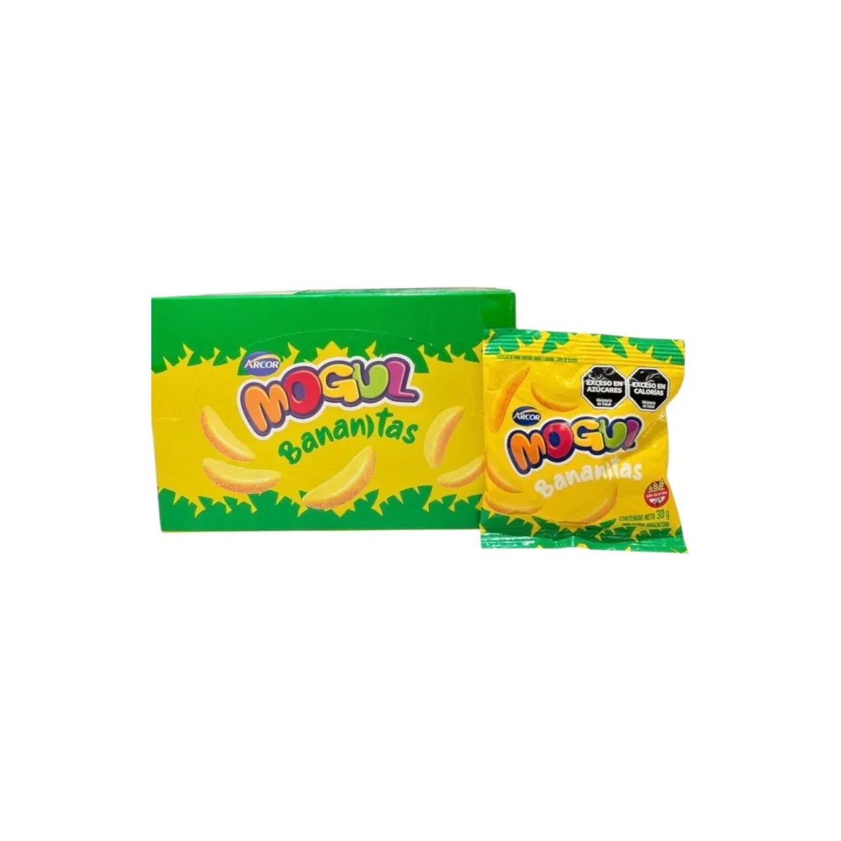 Mogul Bananitas 12x30g – Gomitas con Sabor a Banana - Imagen 3