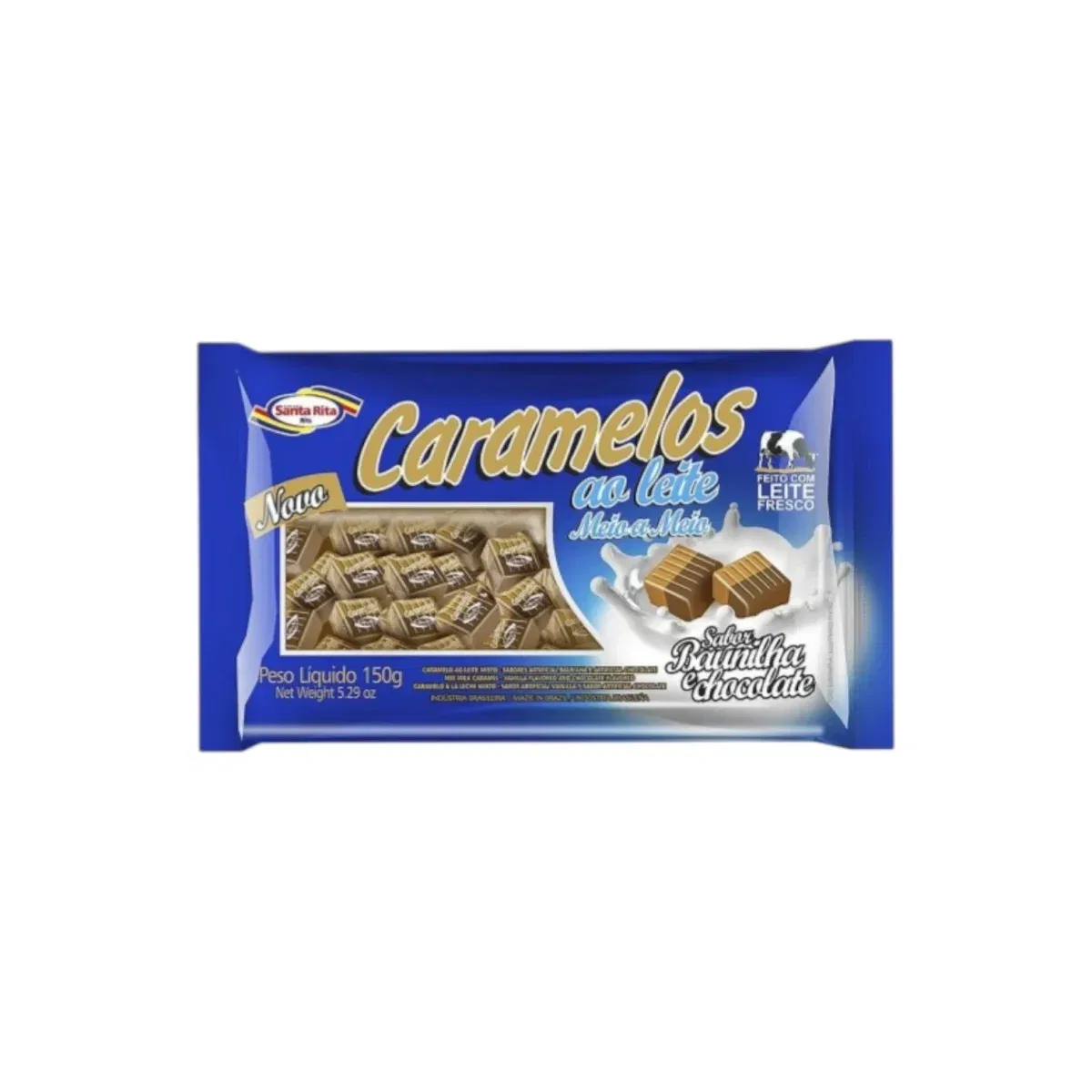 Caramelo Santa Rita Mixto Chocolate y Vainilla 700g - Imagen 1