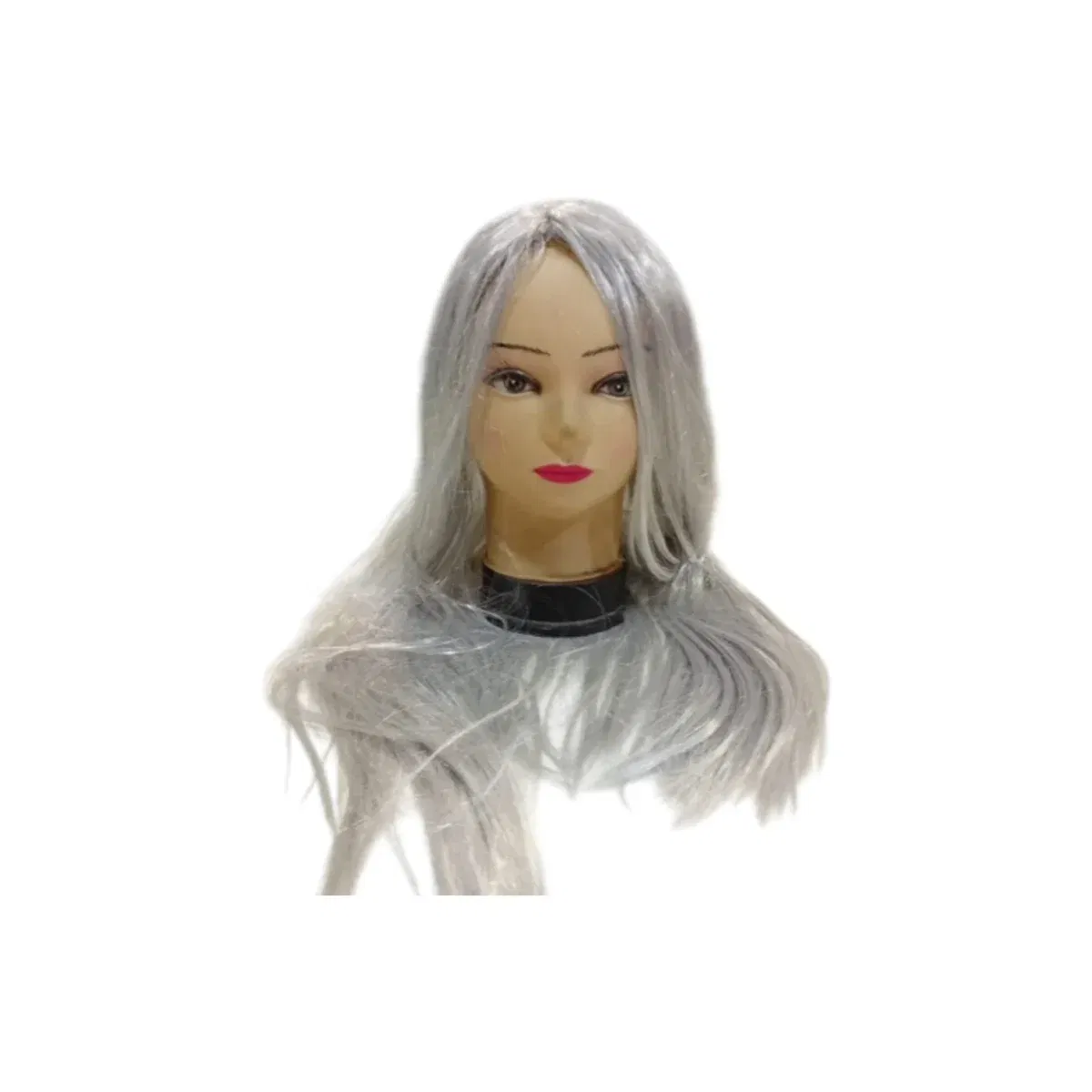 Peluca Blanca Larga - Imagen 1