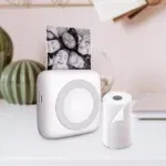 Pack x5 Rollos para Mini Impresora Térmica – Papel Común o Adhesivo - Imagen 3