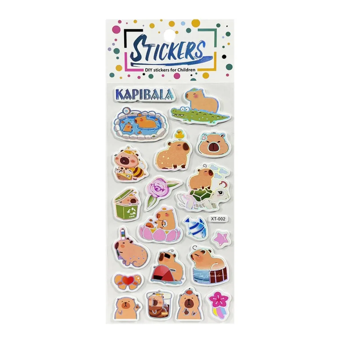 Stickers Capibara - Modelo A - Imagen 1