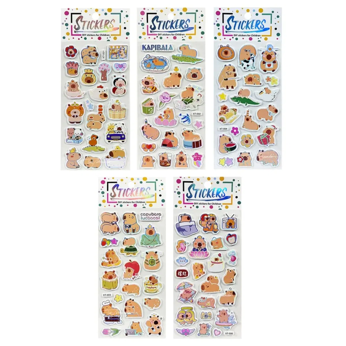 Stickers Capibara - Modelo C - Imagen 2