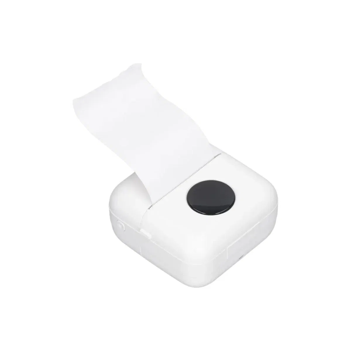 Mini Impresora Térmica Portátil Bluetooth Blanco y Negro - Imagen 1
