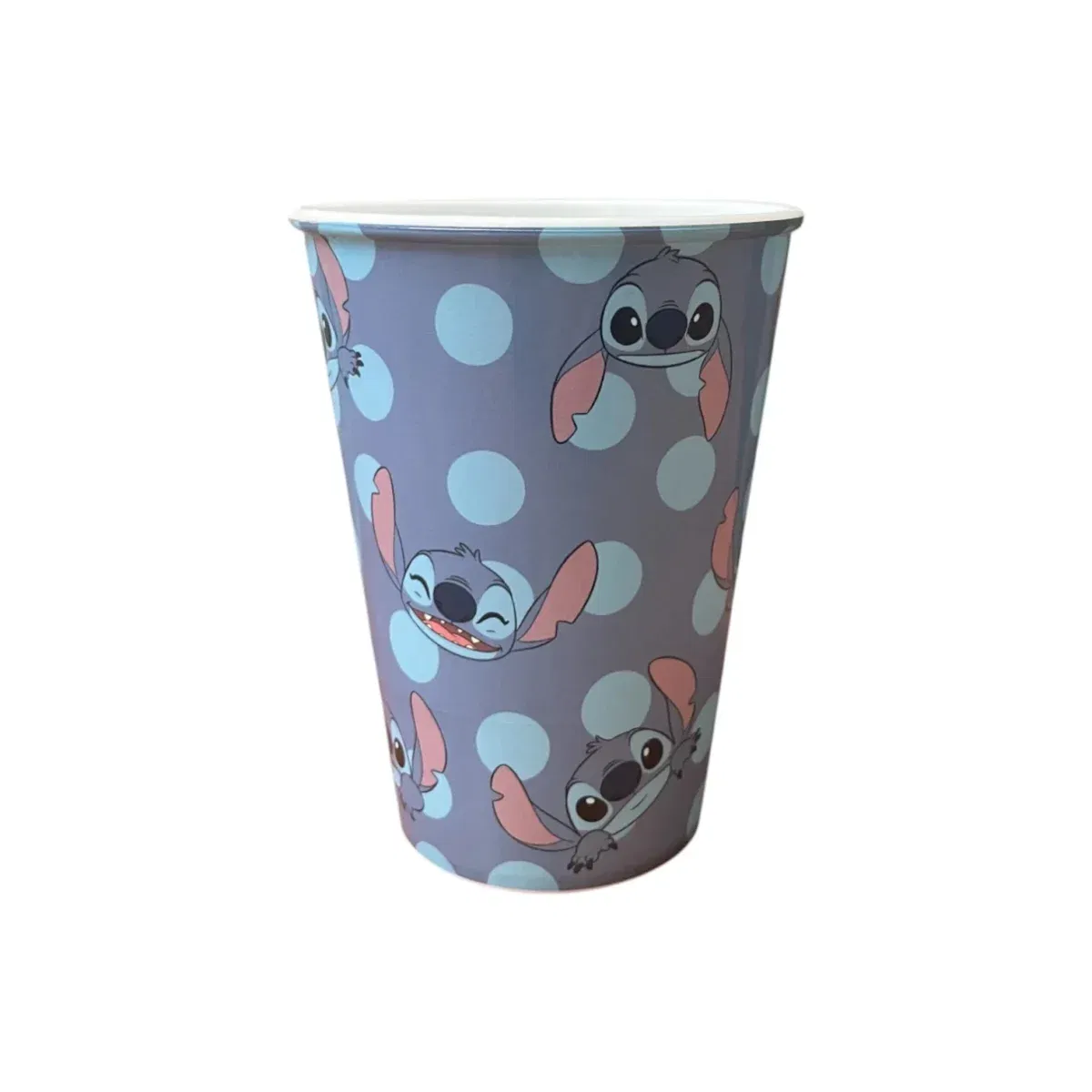 Vaso de Plástico Stitch Lunares 320 ml - Imagen 1