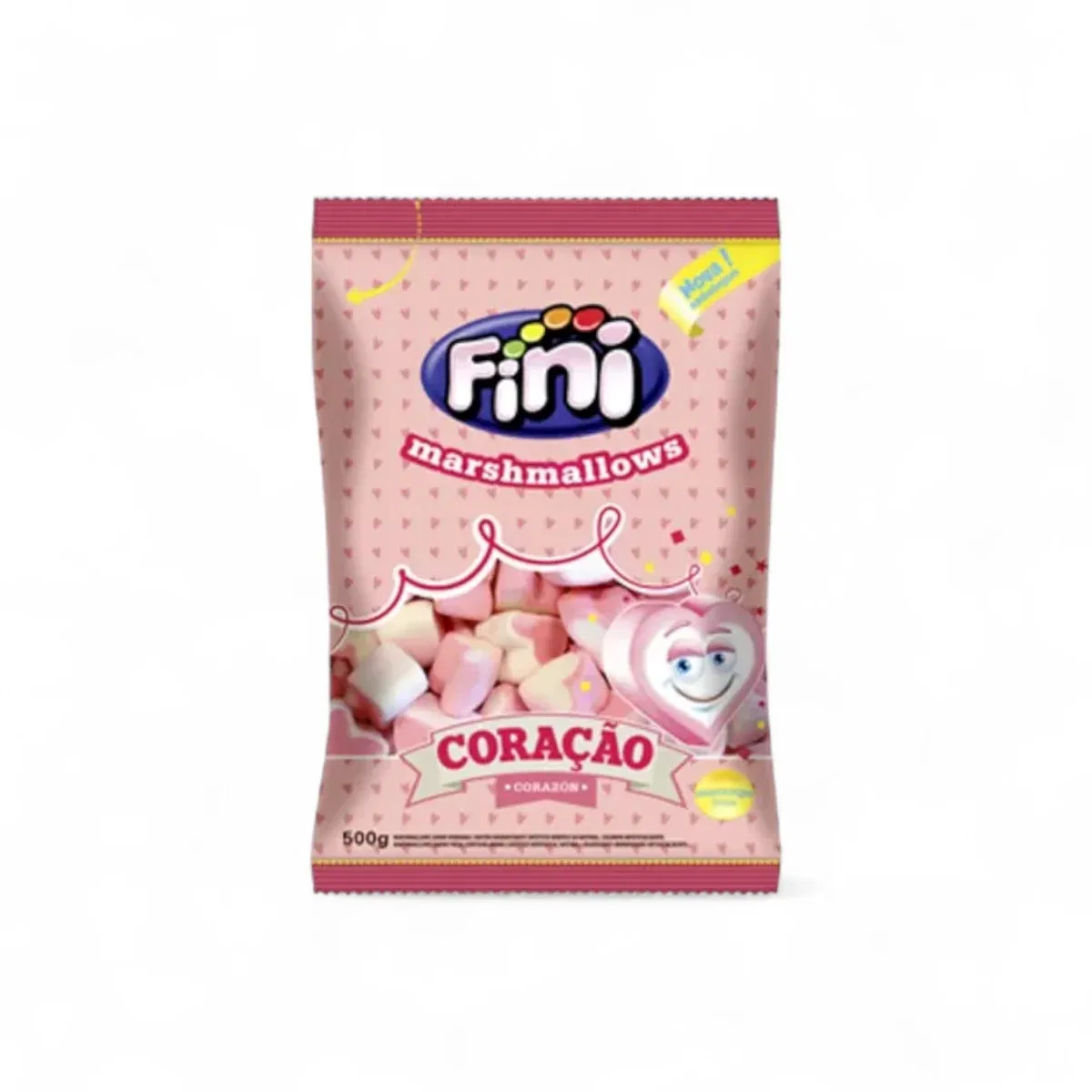 Malvaviscos Marshmallows FINI Corazón 500 grs - Imagen 1