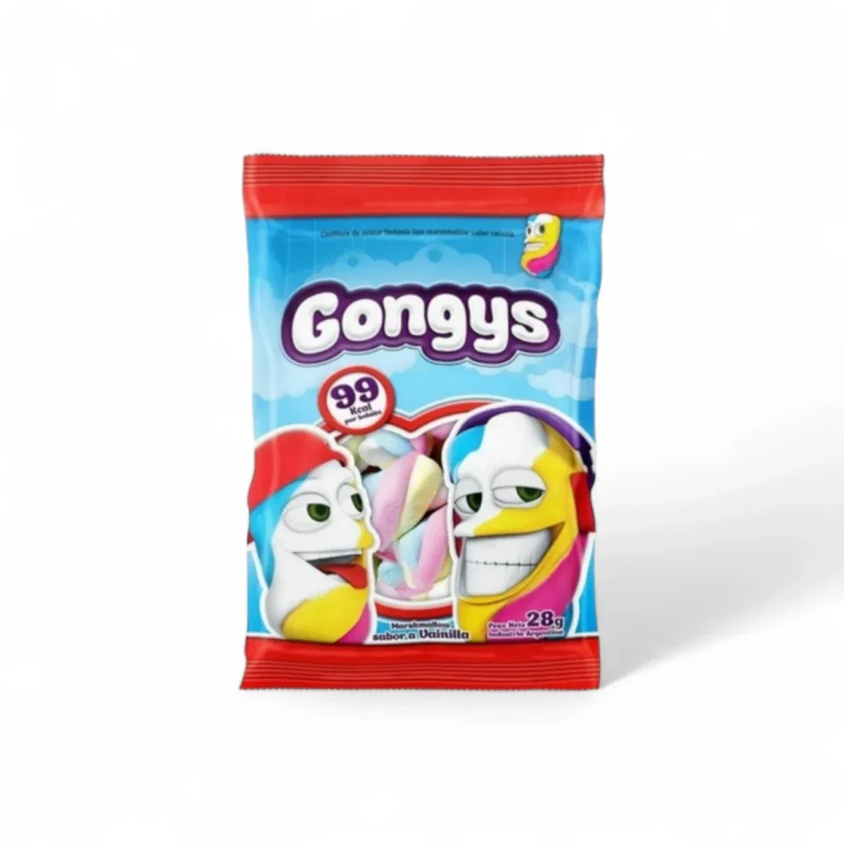 marshmallow-gongys-28gr Malvaviscos Marshmallows CONGYS BILLIKEN 28g - Imagen 1