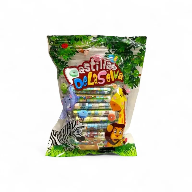 Pastillitas de la Selva x40 unidades Pastillitas de la Selva 240 g Pack x40 – Golosinas frutales clásicas - Imagen 1