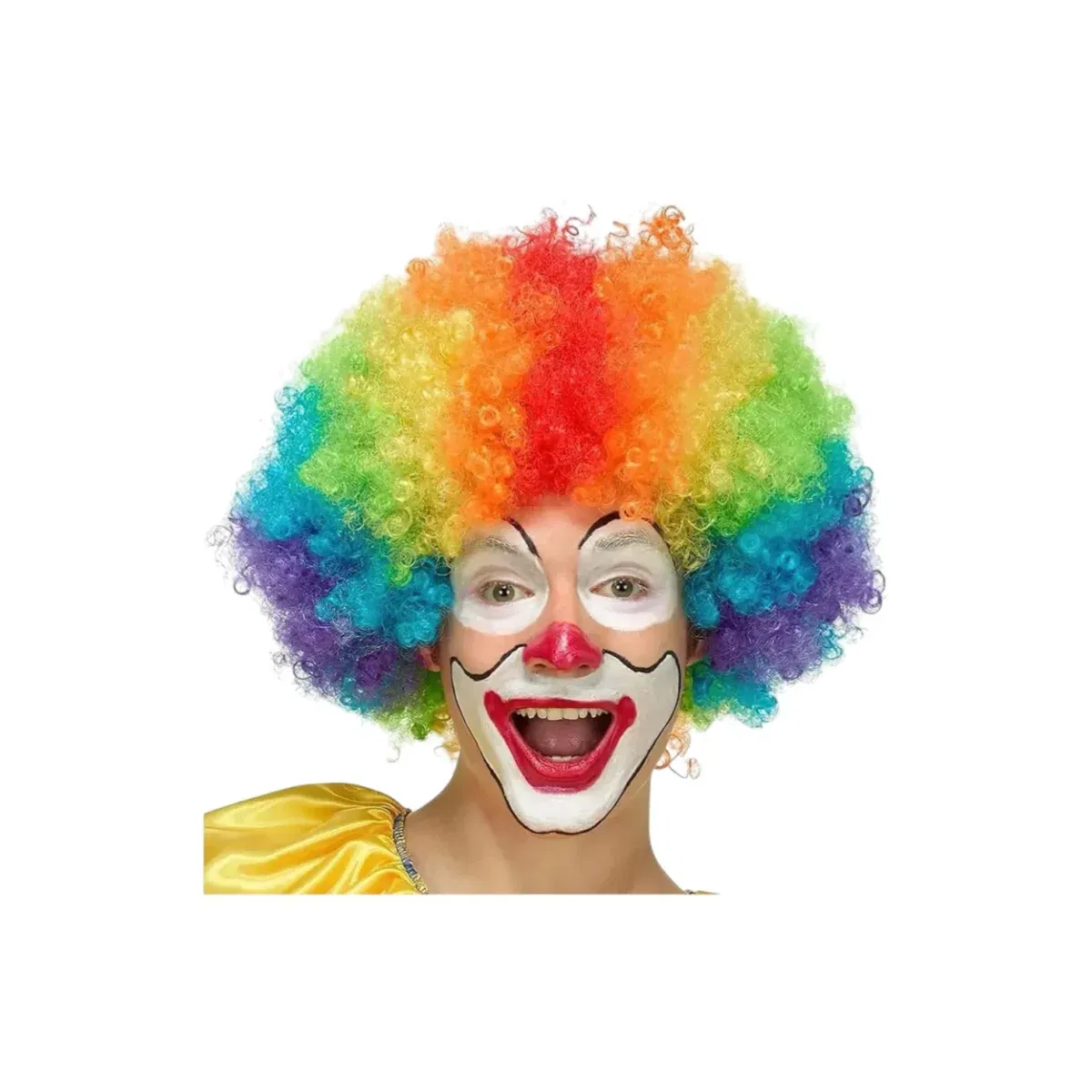 Peluca Afro Arcoíris Multicolor - Imagen 1
