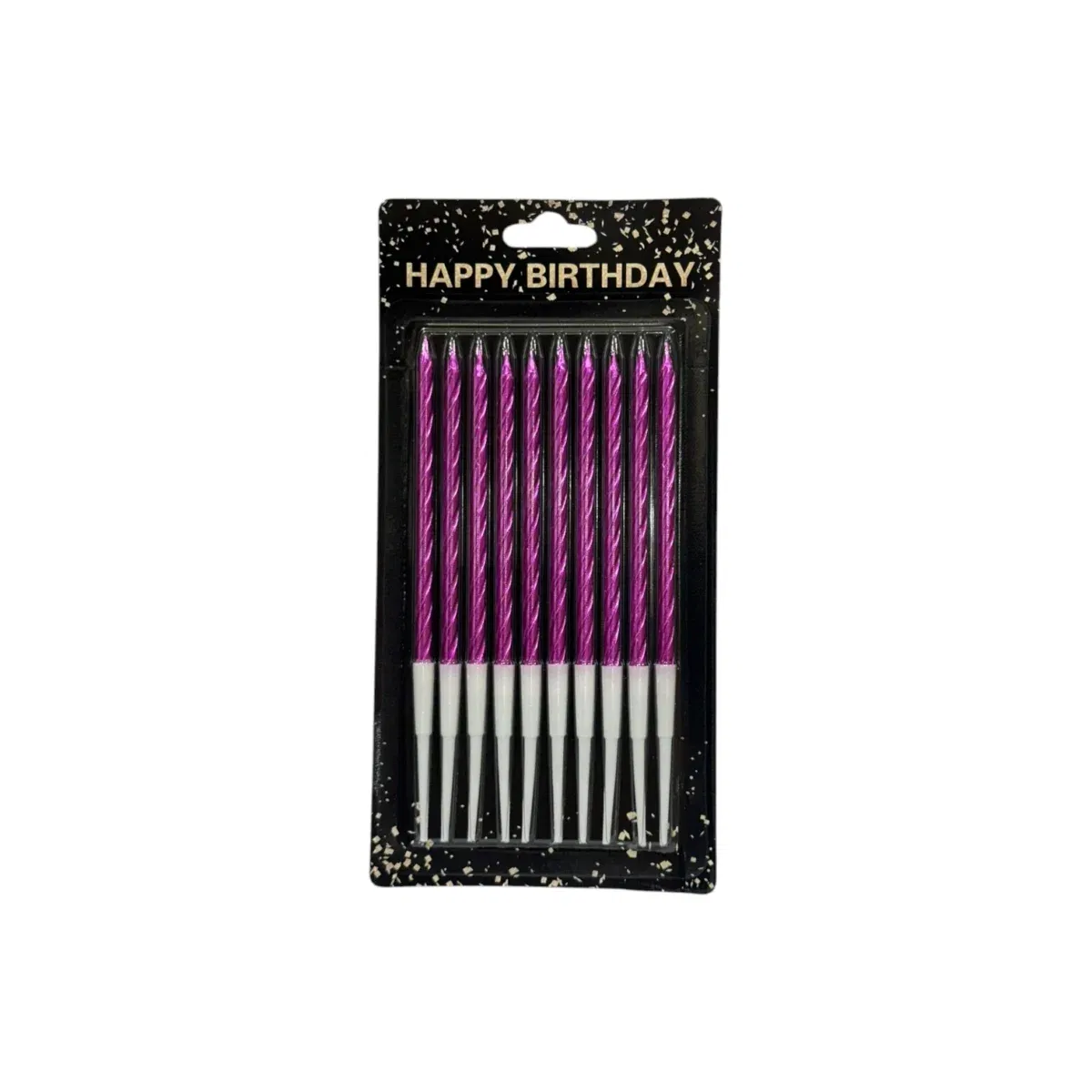 Velas Torneadas Violetas - Imagen 1