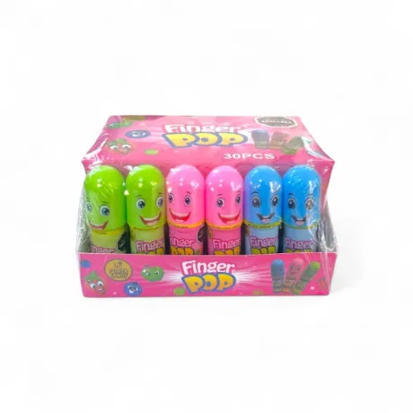Caramelo Finger Pop Dedos x30 (Display 240 g)