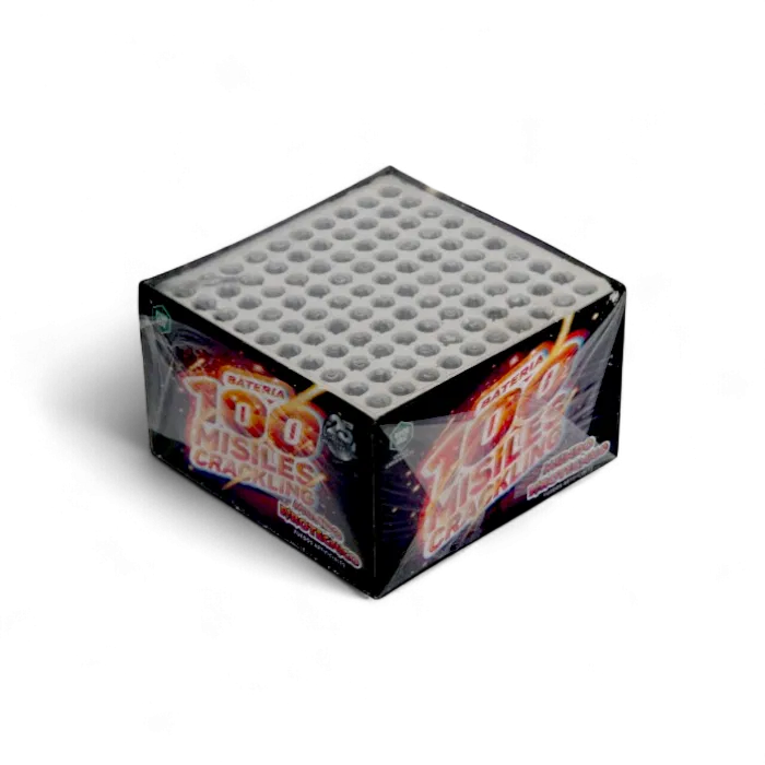 bateria 100 misiles crackling Batería 100 Misiles Crackling | Nuevo 2025 - Imagen 1