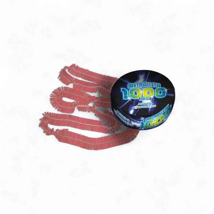 Metralleta 1000 Super Tiros Metralleta 1000 Súper Tiros - Pirotecnia de Alto Impacto - Imagen 1